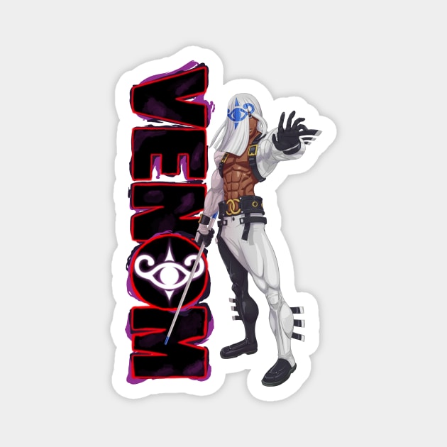 Venom (Guilty Gear XRD) RELOADED Magnet by RFillustrations