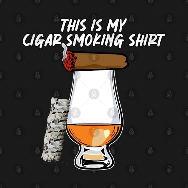 Cigar smoking shirt by Andreeastore  