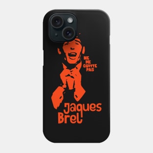 Amsterdam: Tribute Illustration to Jacques Brel's Iconic Song Phone Case