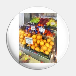 Food - Fruit Stand Hoboken NJ Pin