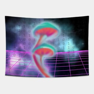 Cosmic mushrooms Tapestry