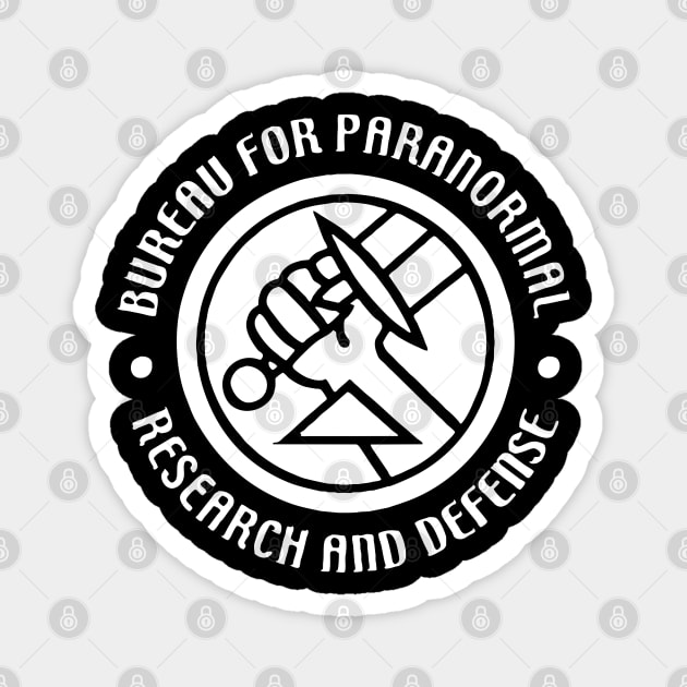 Bureau For Paranormal Research And Defense Magnet by Bahaya Ta Podcast