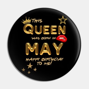 May Birthday Pin