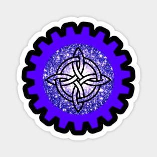 Celestial Celtic Steampunk Magnet