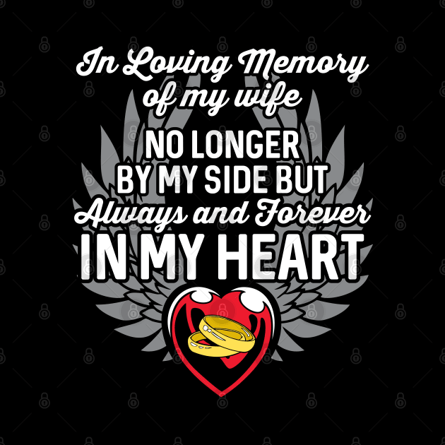 In Loving Memory of My Wife Heart Wings by RadStar