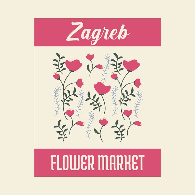 Flower Market Zagreb by Artomino