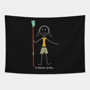 Funny Womens Crew Rowing Tapestry