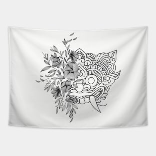 flower barong indonesia culture Tapestry