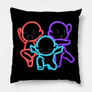 Neon Kids Fighters Pillow