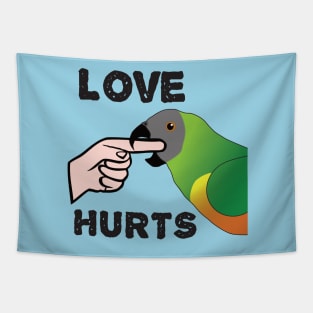 Love Hurts - Senegal Parrot Tapestry