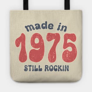 Made in 1975 still rocking vintage numbers Tote