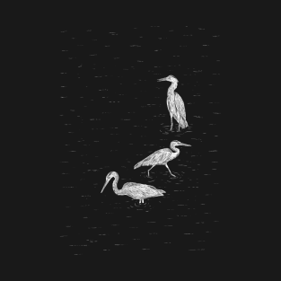 Three Herons T-Shirt