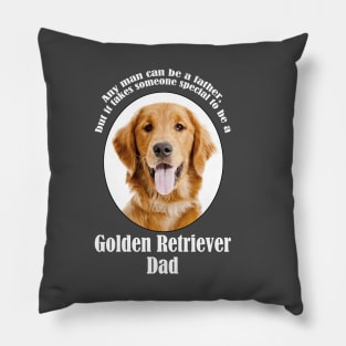 Golden Retriever Dad Pillow