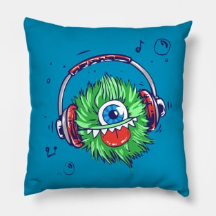 Hairy Monster Pillow