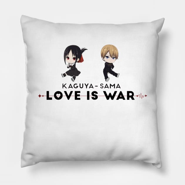 Love is War Logo Pillow by Beastlykitty