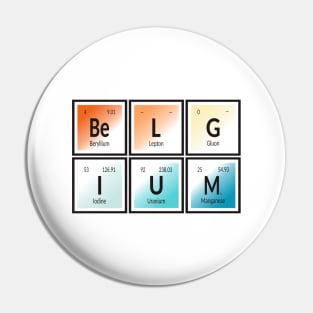 Belgium of Elements Pin