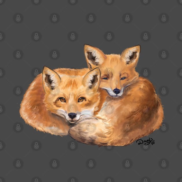 Foxes by danigrillo