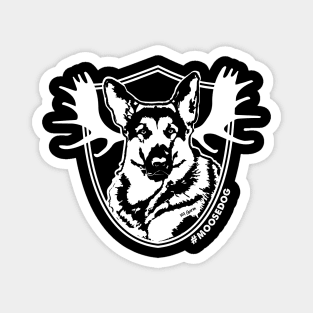 Simply Moosedog (double sided T-shirt) Magnet