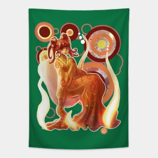 Fire Kimono Girl Tapestry