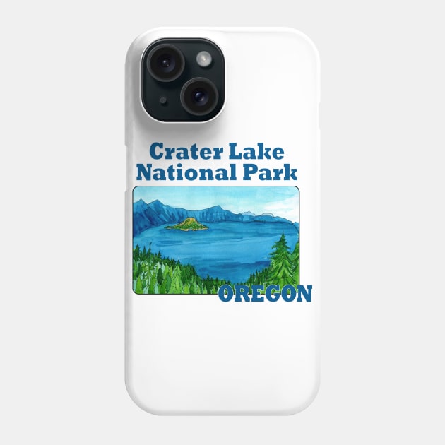 Crater Lake National Park, Oregon Phone Case by MMcBuck