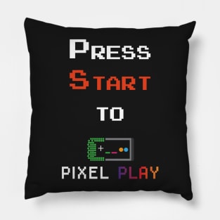 Press Start To Pixel Play Pillow