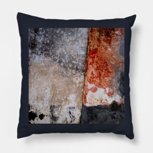 Abstract Painted Urban Wall Pillow