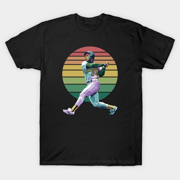 1982 Rickey Henderson: Man of Steal T-Shirt