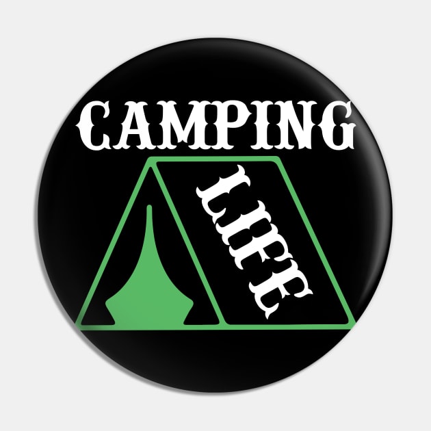 Camping Life T Shirt For Women Men Pin by Xamgi