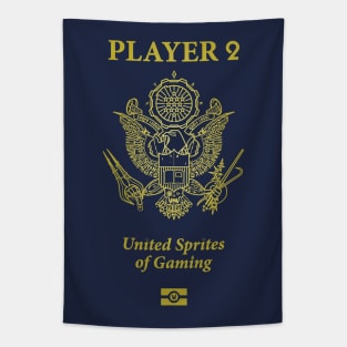 Passport to Gaming - Player 2 USA Tapestry