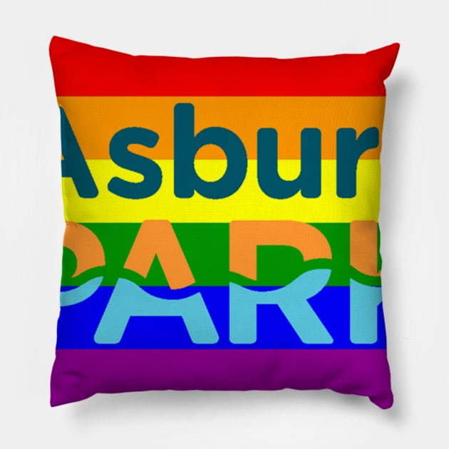 Asbury park Pillow by Heulwen Team