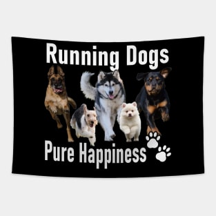 Running Dog, Pure Happiness Tapestry