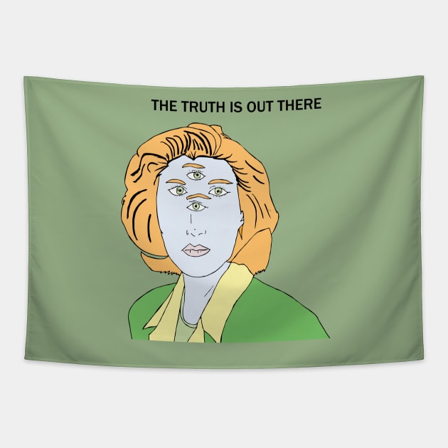 The Truth is Out There Tapestry by killmonkies