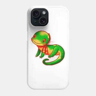 Cute Lizard Drawing Phone Case