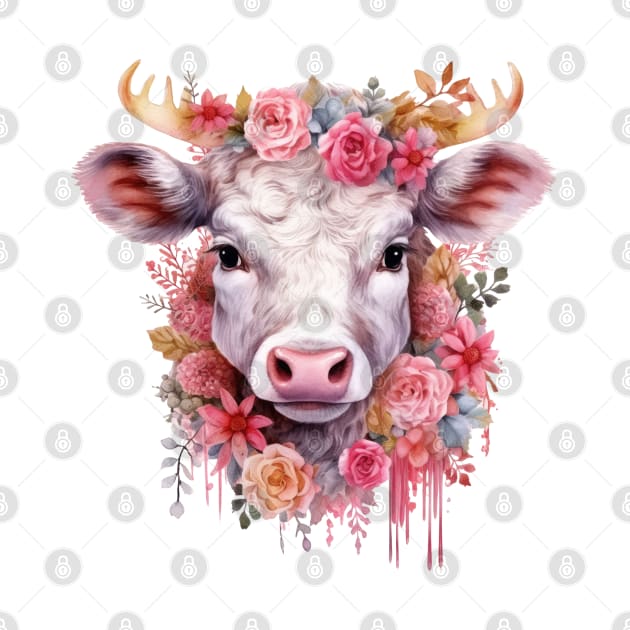 Christmas Cow #7 by Chromatic Fusion Studio