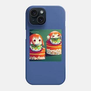 Kawaii Anime Sushi Phone Case