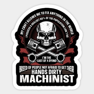 The Machine Sticker for Sale by devinobrien