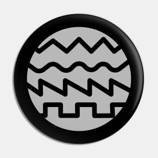 Synthesizer Waveforms Pin