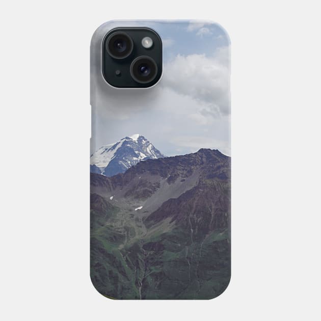 Alps Mountains Peaks Alpine Landscape Phone Case by oknoki