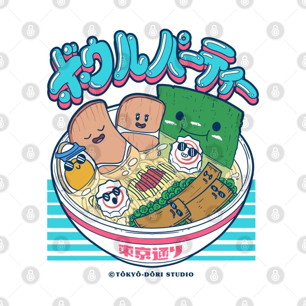 Ramen Bowl Party by MoustacheRoboto