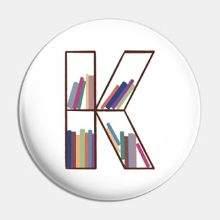 K Bookcase Pin