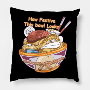 How Festive This bowl Looks Pillow