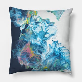 Blue Fluid Magic Pillow