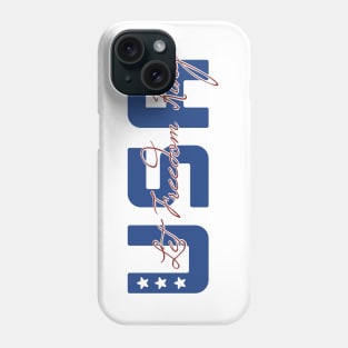 USA let freedom ring Phone Case