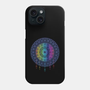 Neon mandala Phone Case