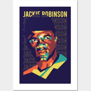 1957 JACKIE ROBINSON NAACP Print Vintage Baseball Poster. 