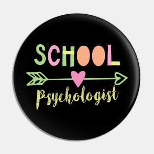 School Psychologist Gift Idea Pin