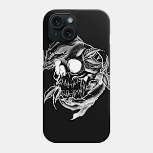 White Skull Phone Case