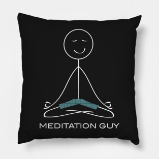 Funny Mens Meditation Pillow