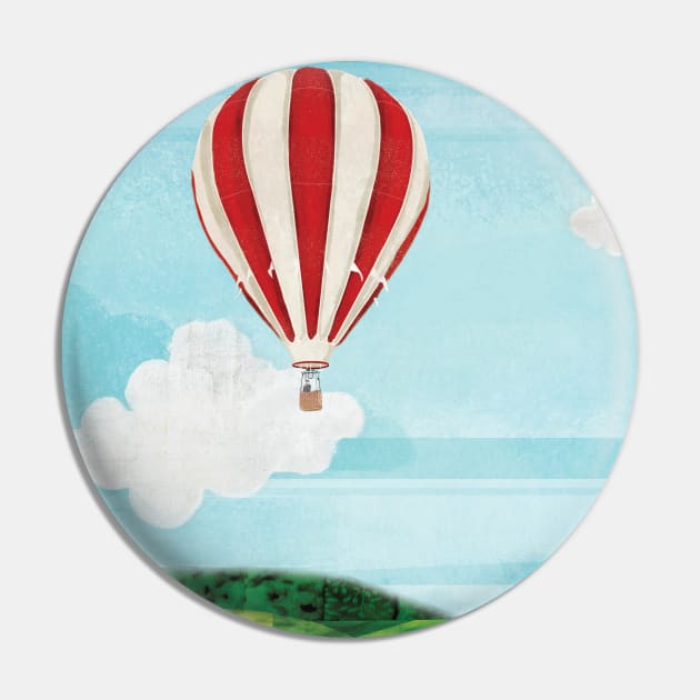 Balloon Ride Pin by KatherineBlowerDesigns