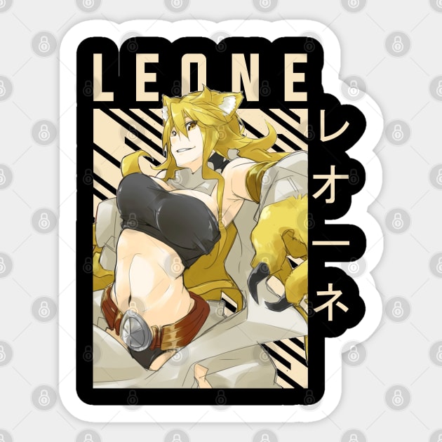 Leone Akame Ga Kill 01 Weatherproof Anime Sticker 6 Car Decal